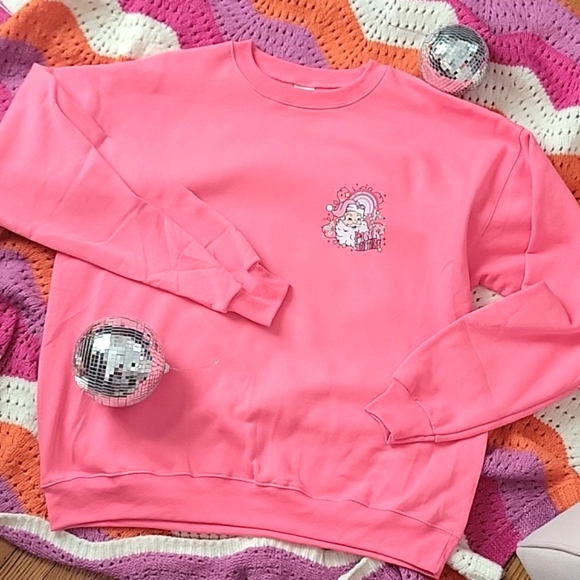 "Pink Christmas" Crewneck - Picture 2 of 8